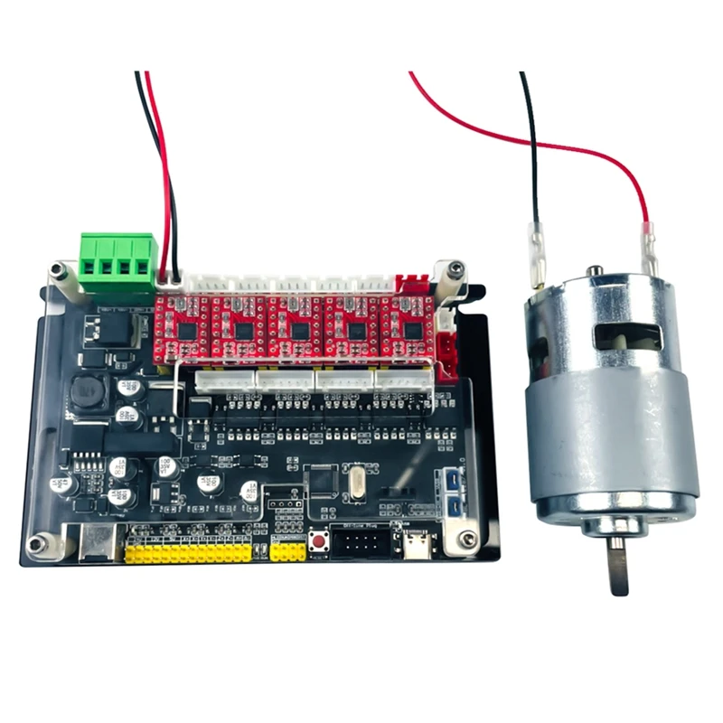 Offline Controller 32-Bit 4 Axis Control Board, GRBL Control, Optical Coupling,With 300W/500W Spindle For CNC Engraver