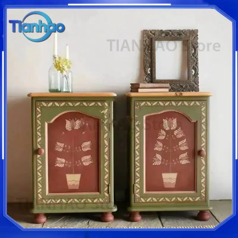 Vintage Beauty Nightstand Storage for Trendy Classic Luxury Drawer Nightstand Design Premium Mesa De Cabeceira Bedroom