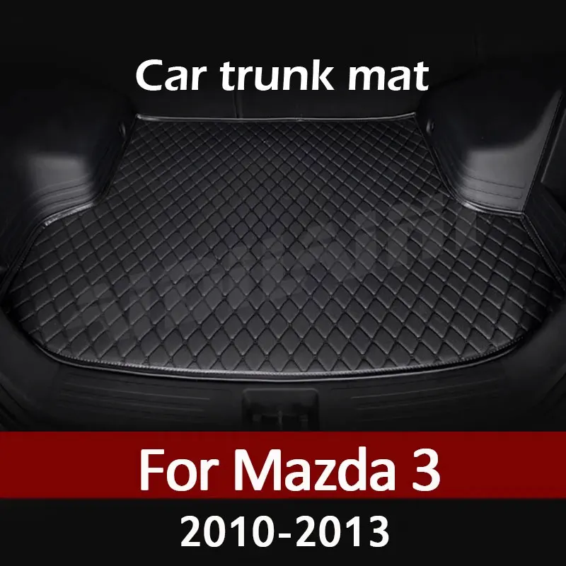 Car trunk mat for MAZDA 3 Hatchback 2010 2011 2012 2013 cargo liner carpet interior accessories cover