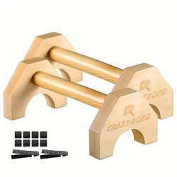 1 paio di supporti per barra Push-up in legno palestra Push up Rack Board esercizio di Fitness Body Building Training Handstand asta parallela