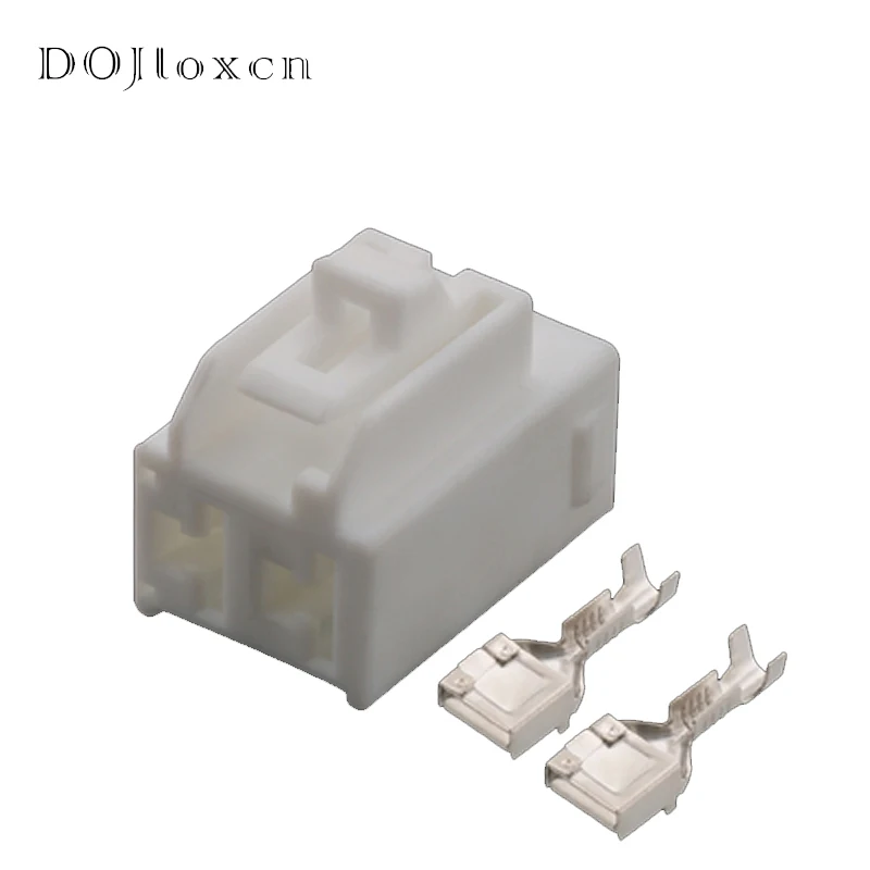 1/5/10/20/50 Sets 2 3-Pins 7282-3020 7283-3020 Auto Connector Hoge Stroom Bedrading Socket 7.8Mm Mannelijke Vrouwelijke Witte Plug