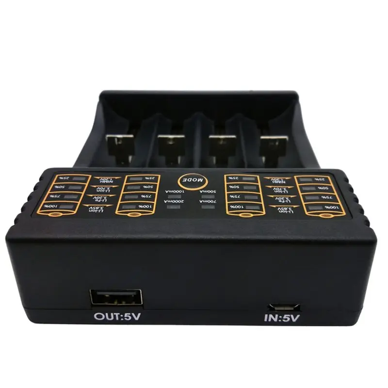 AA/AAA 18650 18350 26650 10440 14500 16340 Compatible For Liitokala Lii-402 Battery Smart - Supports 1.2V 3.7V 3.2V 3.85V