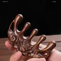 Sandalwood Meridian Comb Five Teeth Comb Wooden Massage Comb Fatigue Relaxation Massager Neck Head Massage Scalp Head Massager