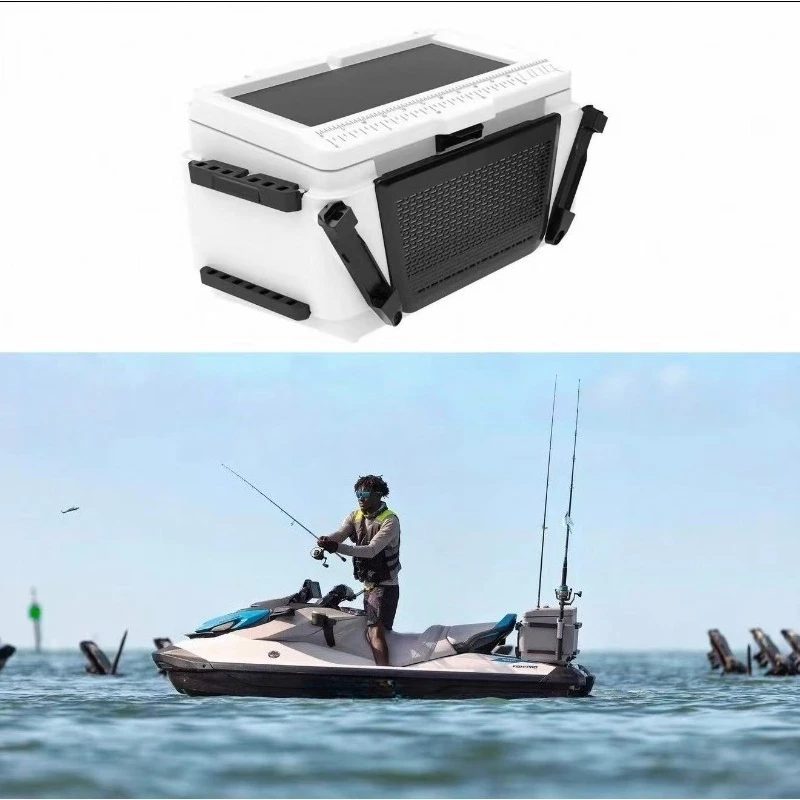 Jet Ski Fishing Cooler Box 20L Large Capacity Insulated Fishing Storage Box For Watercraft Marine Outdoor Use