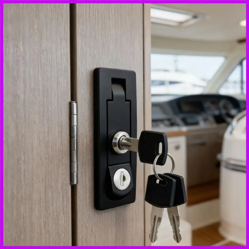 R9CC Professional Metal Enclosure Latches Specifically Engineered For Motor Coaches And Sailboats Use Easy Installation