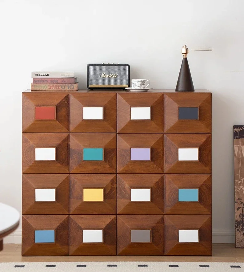 

Ретро шкаф-ведро, цветной модуль, комбинация гостиной, дивана, боковой шкаф, дверной шкаф, средневековый шкаф