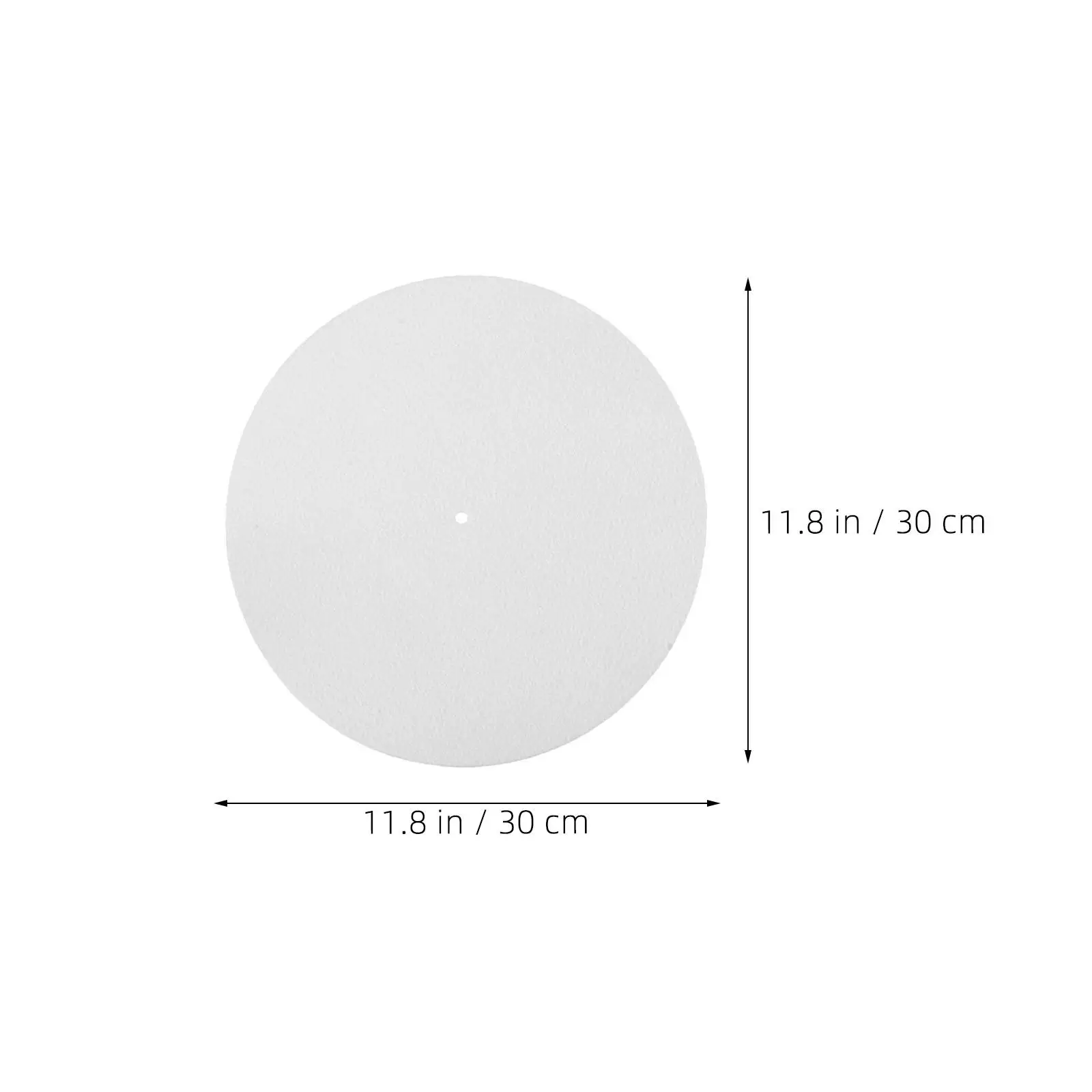 4Pcs 12 Inch Felt Turntable Platter Mat Anti-Static Non-Slip Vinyl Record Slipmat for Dj Home Audio Systems Professional Use