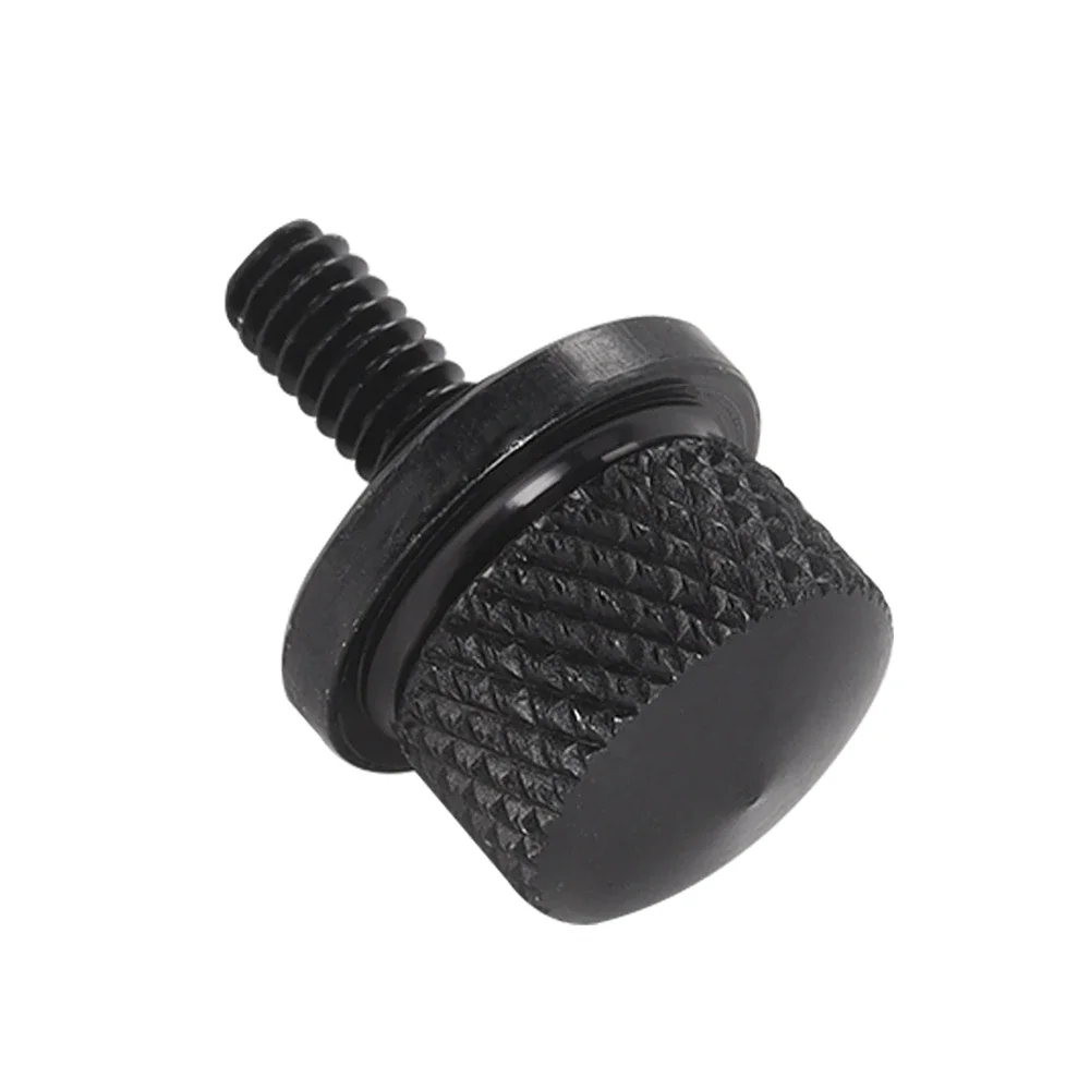 Vis de languette de boulon de siège de moto, noir chromé, pour Harley Road King Street Glide Ultra Sportster XL883 Dyna FXDB Softail Fatboy