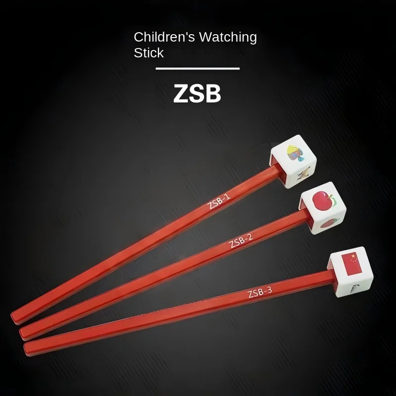 3 Pcs Fixation Cube Children Fixation Stick Vision Test Products for Eye Position Assessment