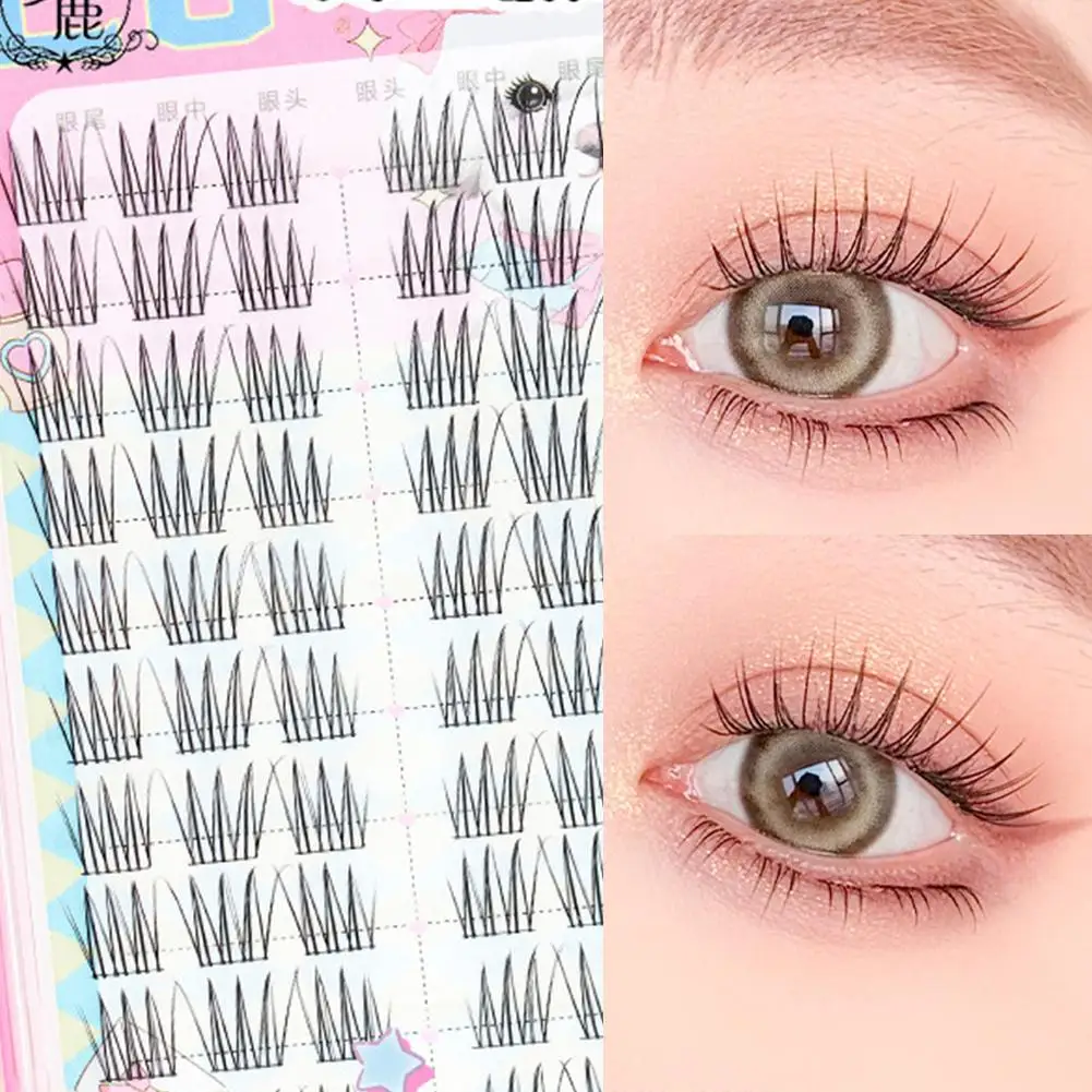 Valse wimpers Natuurlijke langdurige krullen Dikke waterdichte en zweetbestendige zelfklevende herbruikbare oogmake-uptool