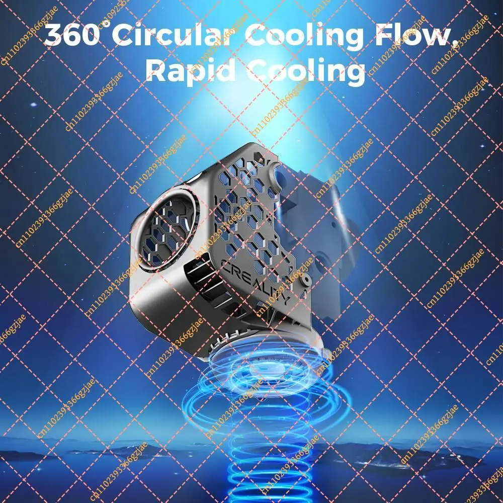 

For Creality BEN2C NAUTILUS K1 MAX Fan Duct 360° Circular Cooling Flow Fan Duct Upgraded 3D Printer Accessories