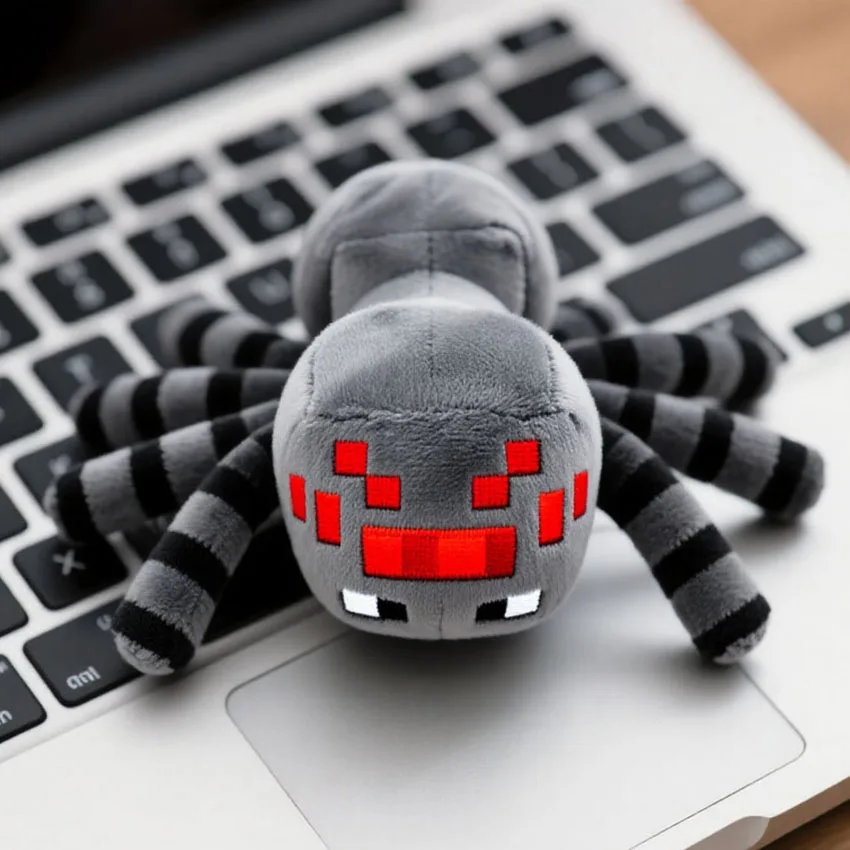 16 سنتيمتر لعبة العنكبوت أفخم محشوة اللعب العنكبوت أفخم الحيوانات الناعمة لعبة دمية للأطفال أطفال الهدايا #1