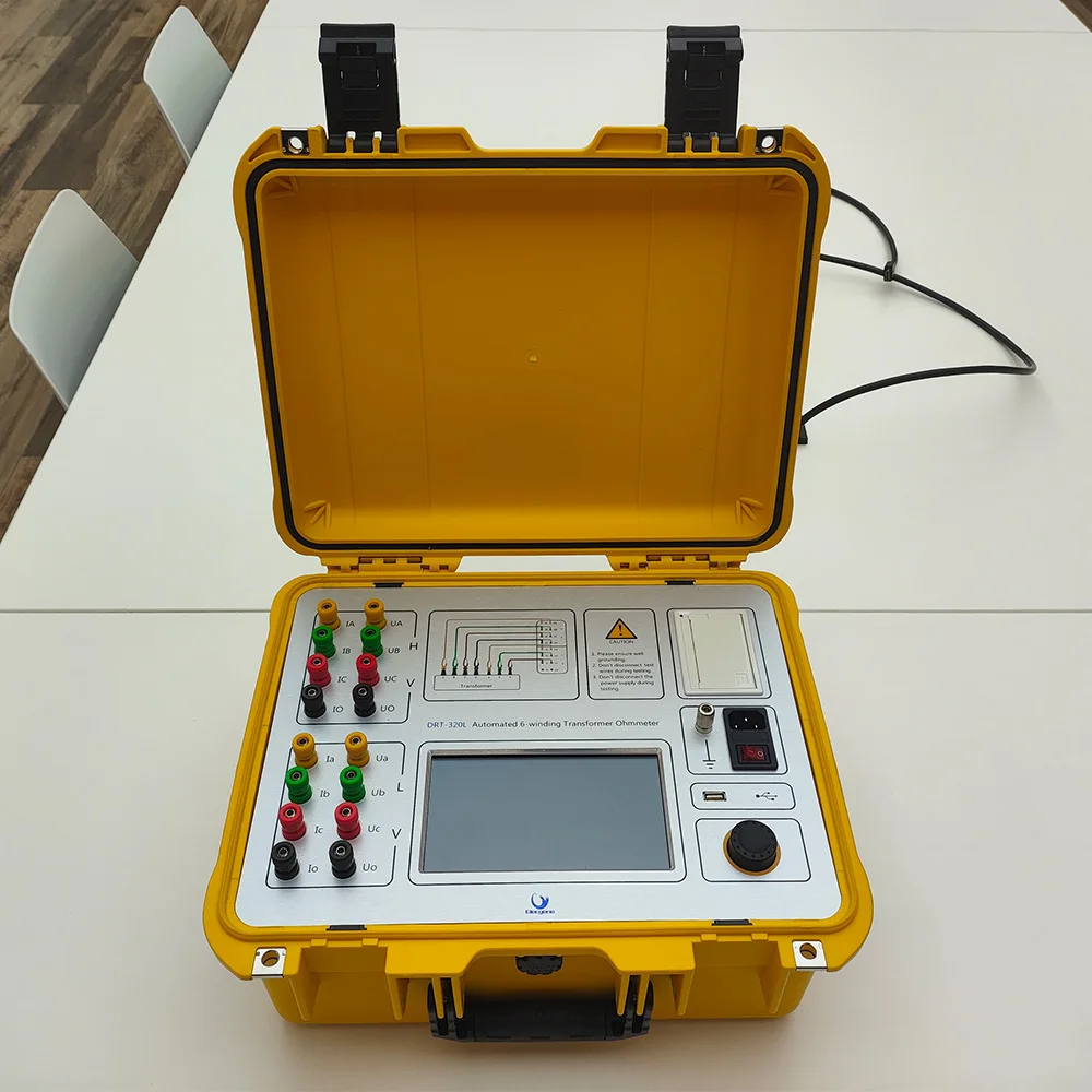 DRT-320L Electronic Transformer Ohmmeter DC Winding Resistance Tester Essential Testing Equipment