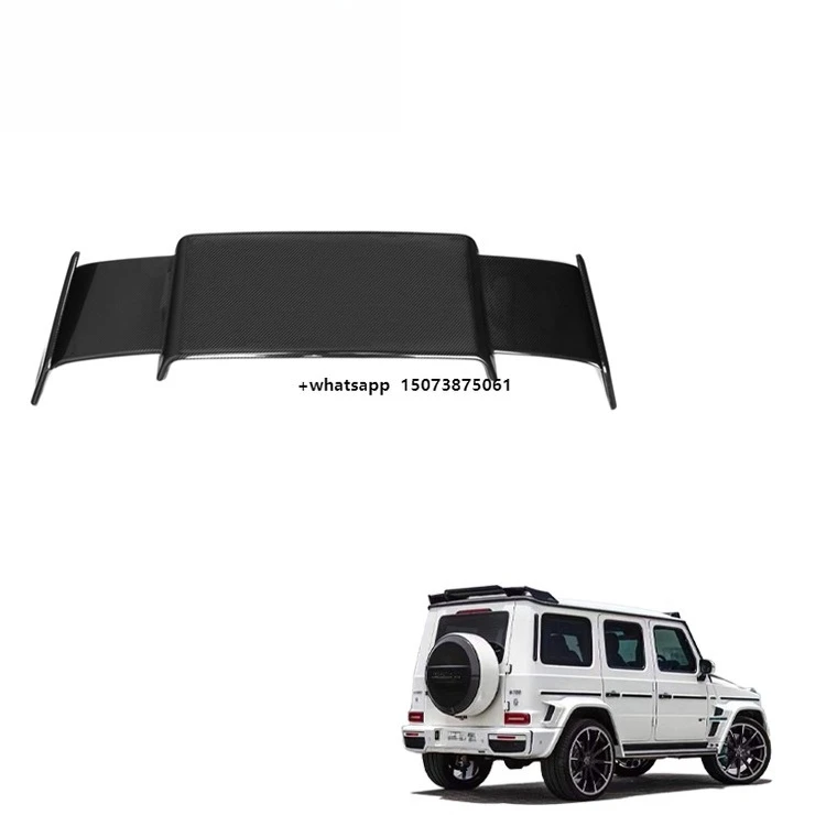 

BK Tuning G Class W463 W464 Modified Bra-Bus Roof Spoiler Dry Carbon Top Wing for G-Wagon W464 Rear Spoiler