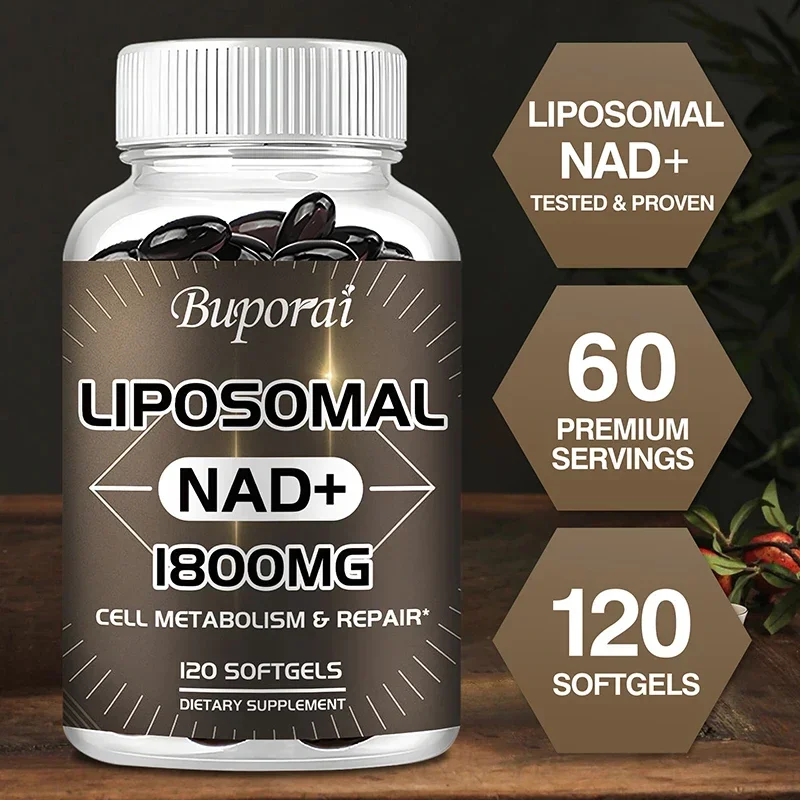

Liposomal NAD Supplement - Relieve Stress, Balance Cholesterol, Excellent Absorption, Cell Regeneration, Increase Energy Levels