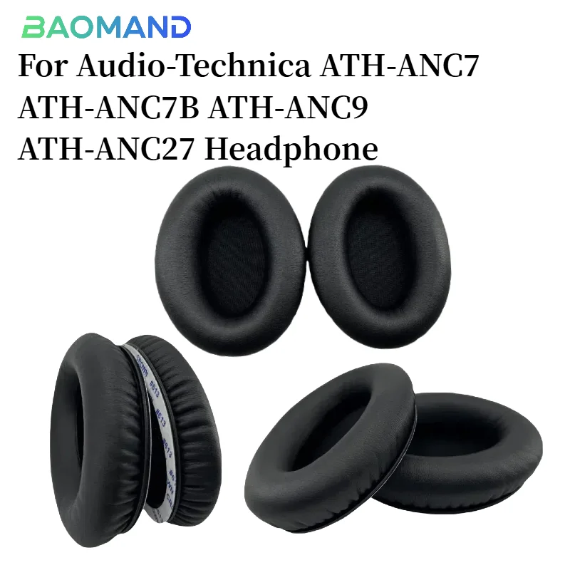 

Earphone pads For Audio-Technica ATH-ANC7 ATH-ANC7B ATH-ANC9 ATH-ANC27 replacement Earpads headphones Soft Memory Foam Pads