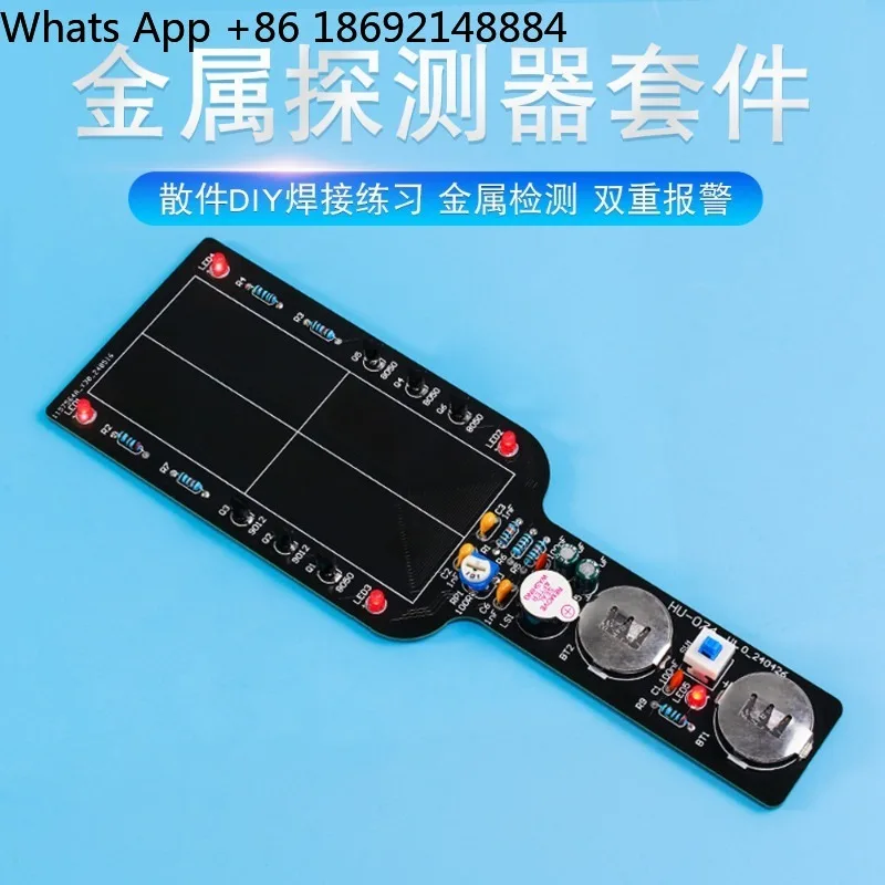 Metal Detector Electronic DIY Kit Simple Metal Detector Parts Circuit Board Making Welding Exercise