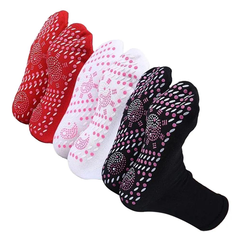 

3Pairs Self Heating Socks Winter Warm Breathable Heated Socks Mid Tube Outdoor Ski Skiing Climbing Fatigue Relief