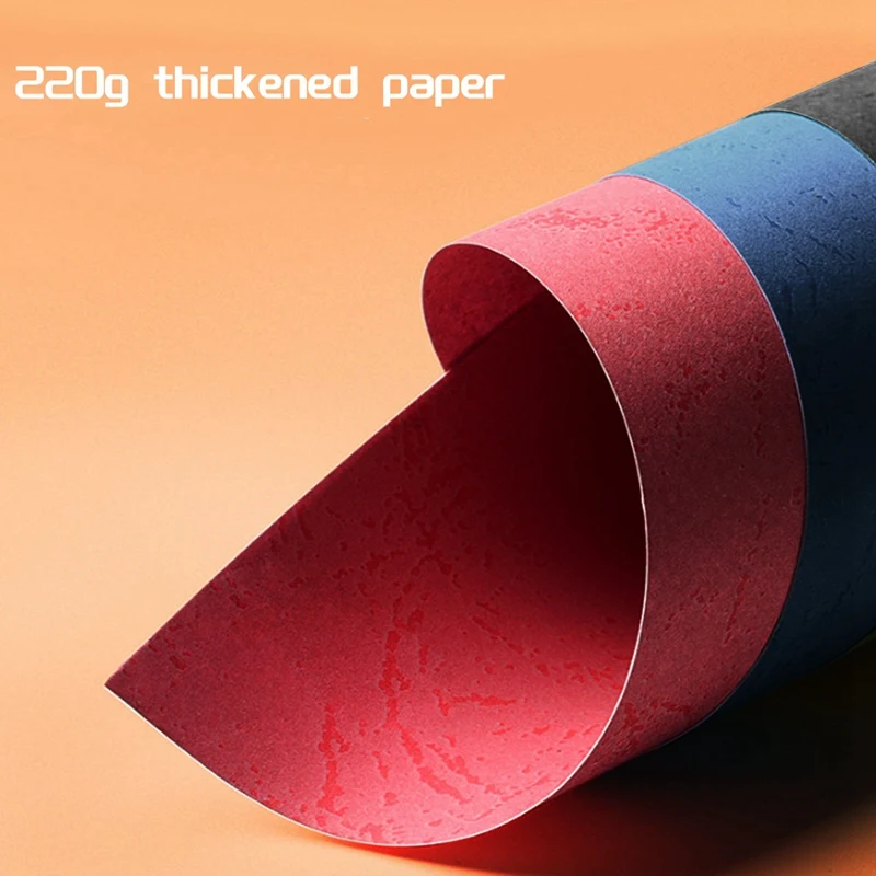 Capa de encadernação de papel 8,27X11,69 polegadas Apresentação Leathergrain Encadernação Capa Azul Marinho