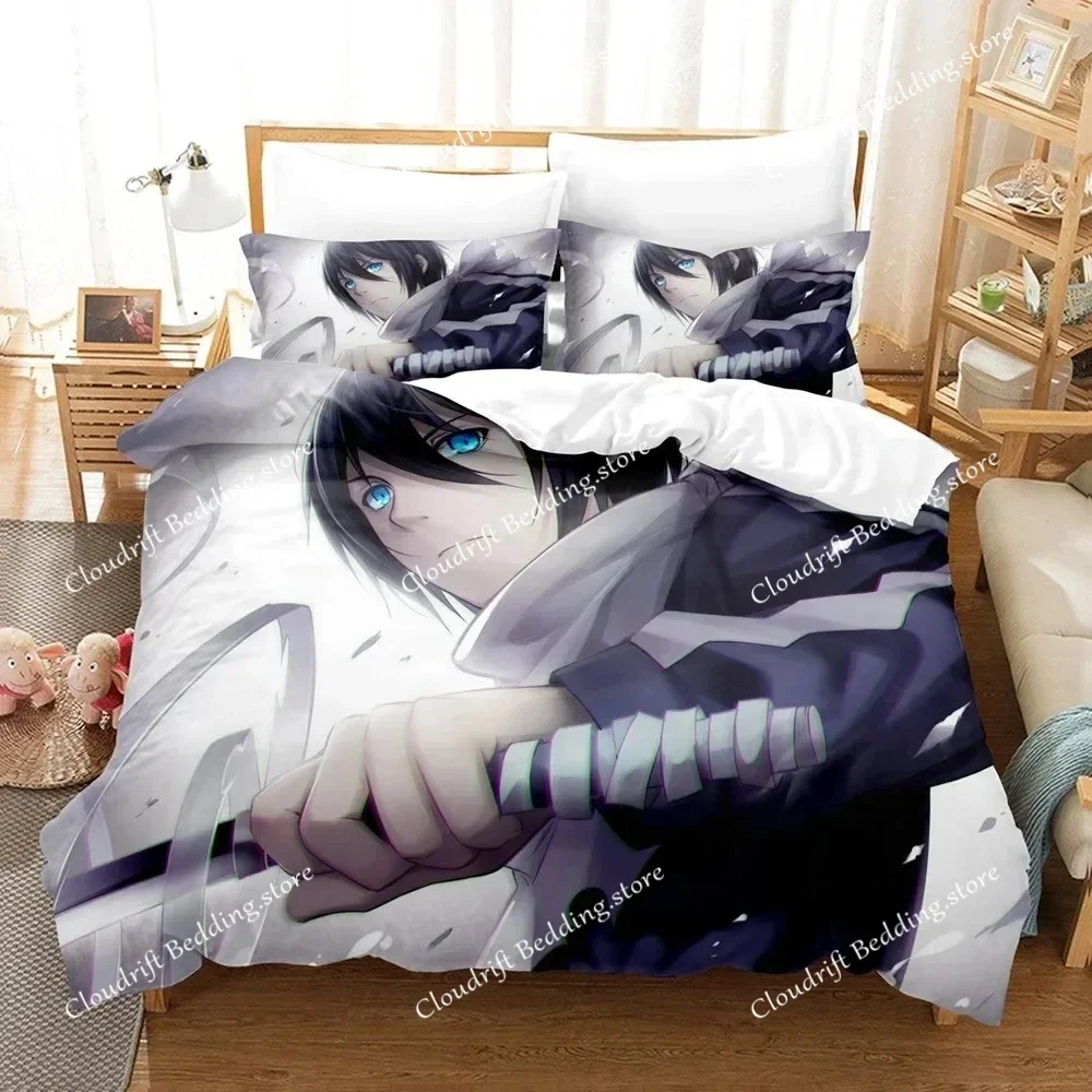 

Anime Noragami Yato Bedding Set Duvet Cover Bedroom Comforter Covers Single Twin King Size Quilt Cover Home Textile
