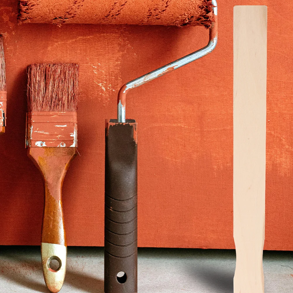 20 Stück Rührstab, Farbstäbe, Holzstäbchen zum Basteln, Rührer, Mischen, Großpackung