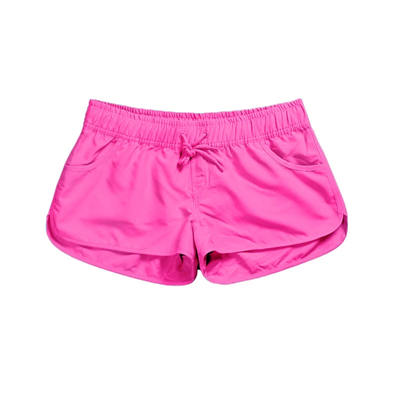 Pantalones cortos informales para mujer, Shorts holgados de cintura elástica, transpirables, a la moda, 2024