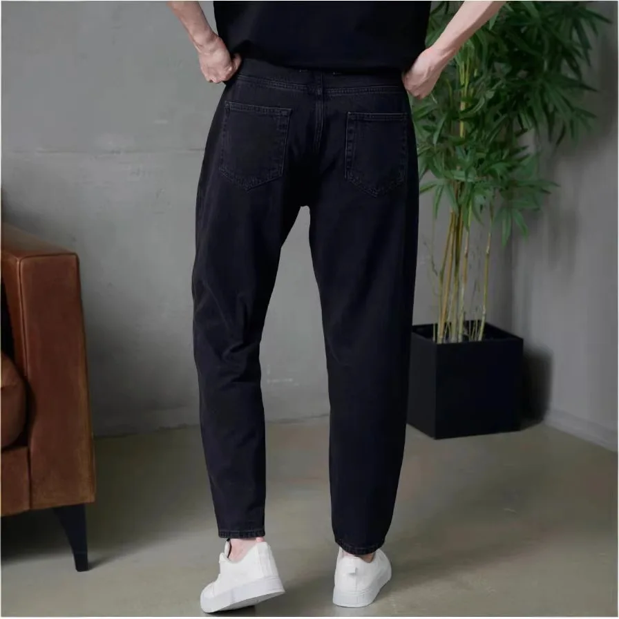 

Jeans Black Stretch Pants for Men