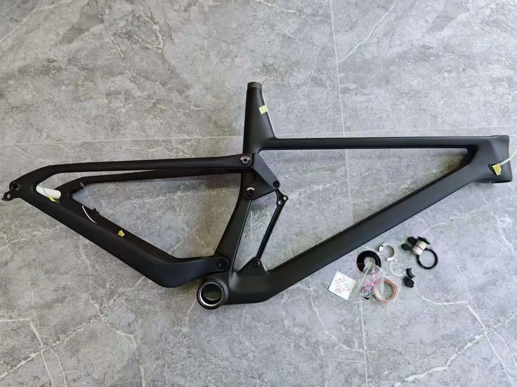 TFSA XC Carbon Fiber Mountain Off-Road Disc Brake Soft-Tube Frame, 29-inch Mountain Carbon Fiber Suspension Frame, Custom Color