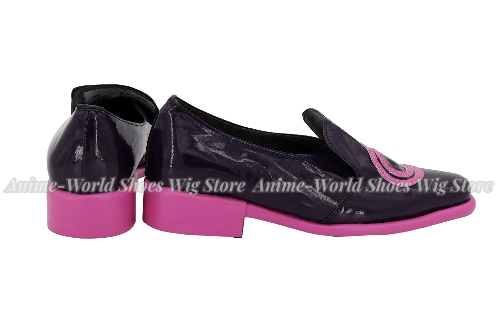 Vento Aureo Melone Shoes Cosplay Melone Cosplay Boots Black Shoes Custom Made Any Size