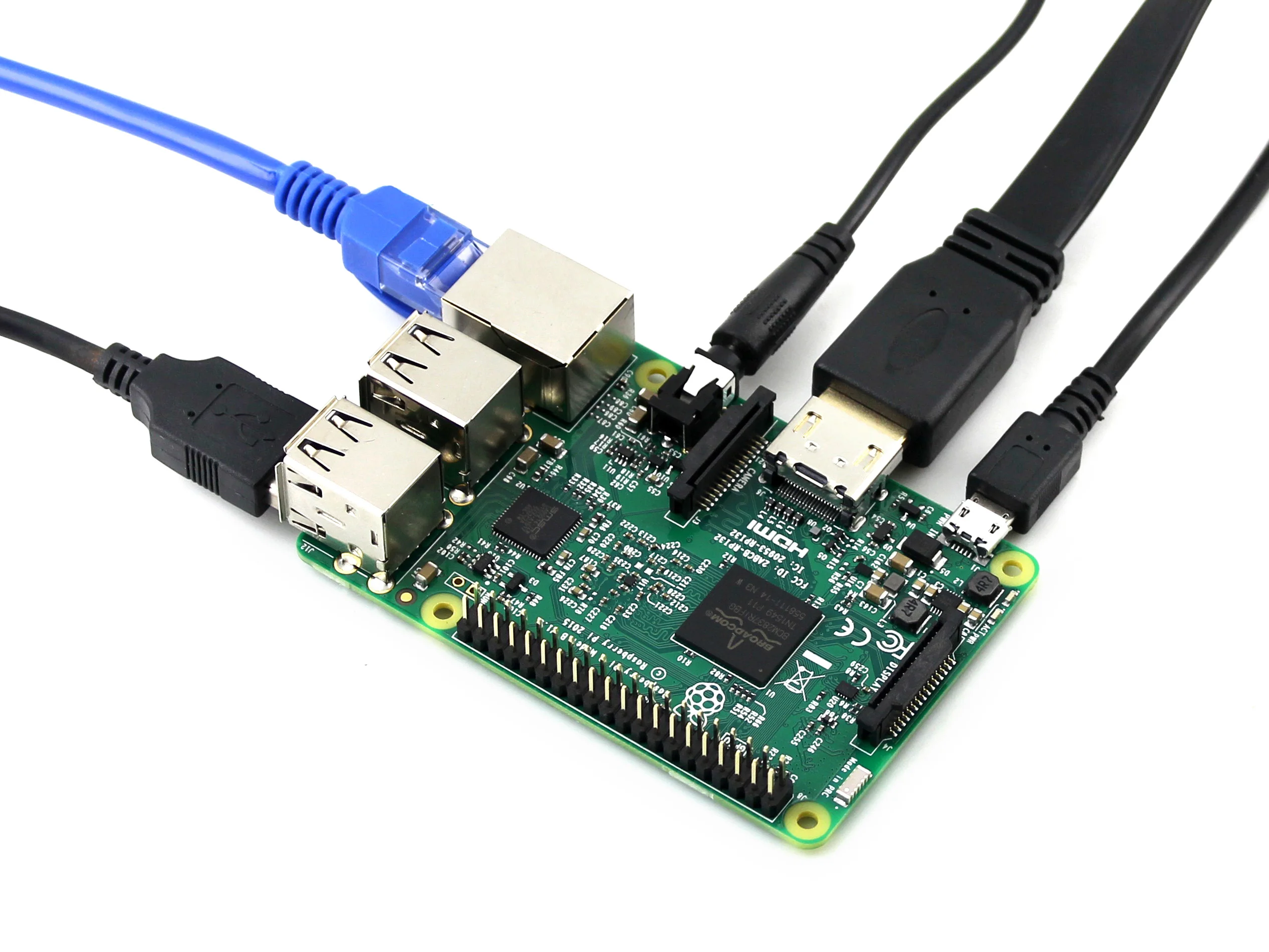 Fotografia 7: Raspberry Pi 3 Modelo B, 1GB de RAM, Bluetooth 4.1, Interface GPIO de 40 pinos