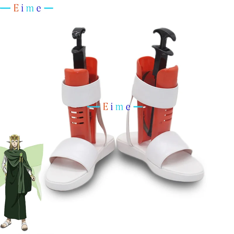 

FGO Oberon Обувь для косплея Игровые аксессуары Реквизит для косплея Хэллоуин Карнавальные ботинки Обувь из искусственной кожи на заказ