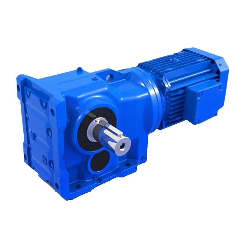 K Series Small Helical Motor Gearbox Cast Iron 20 1 Year,1 Year Foot Mounted. Flange Mounted Gear Odm Acceptable 5.36-197.37 SWE