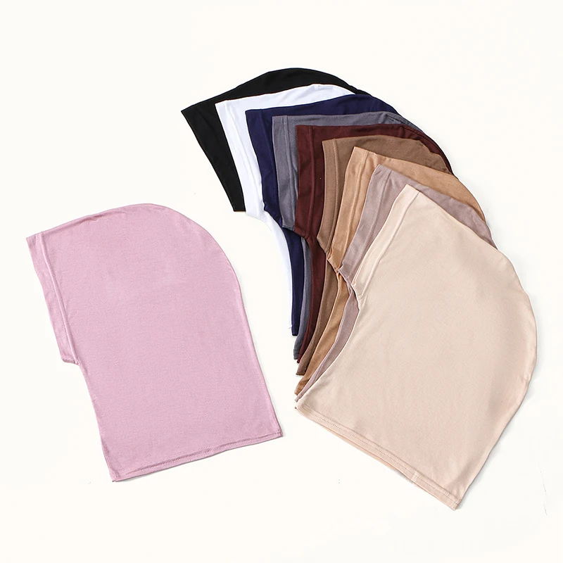 New Soft Modal Instant Jersey Hijab Undercap Hijabs for Woman Muslim Women Hijab Cap Full Cover Head Wraps Scarf Islam Turban view 2
