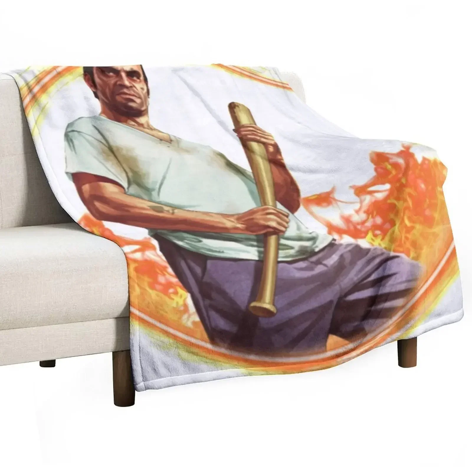 

Trevor GTA 5 Throw Blanket Bed Fashionable Flannel Baby Blankets