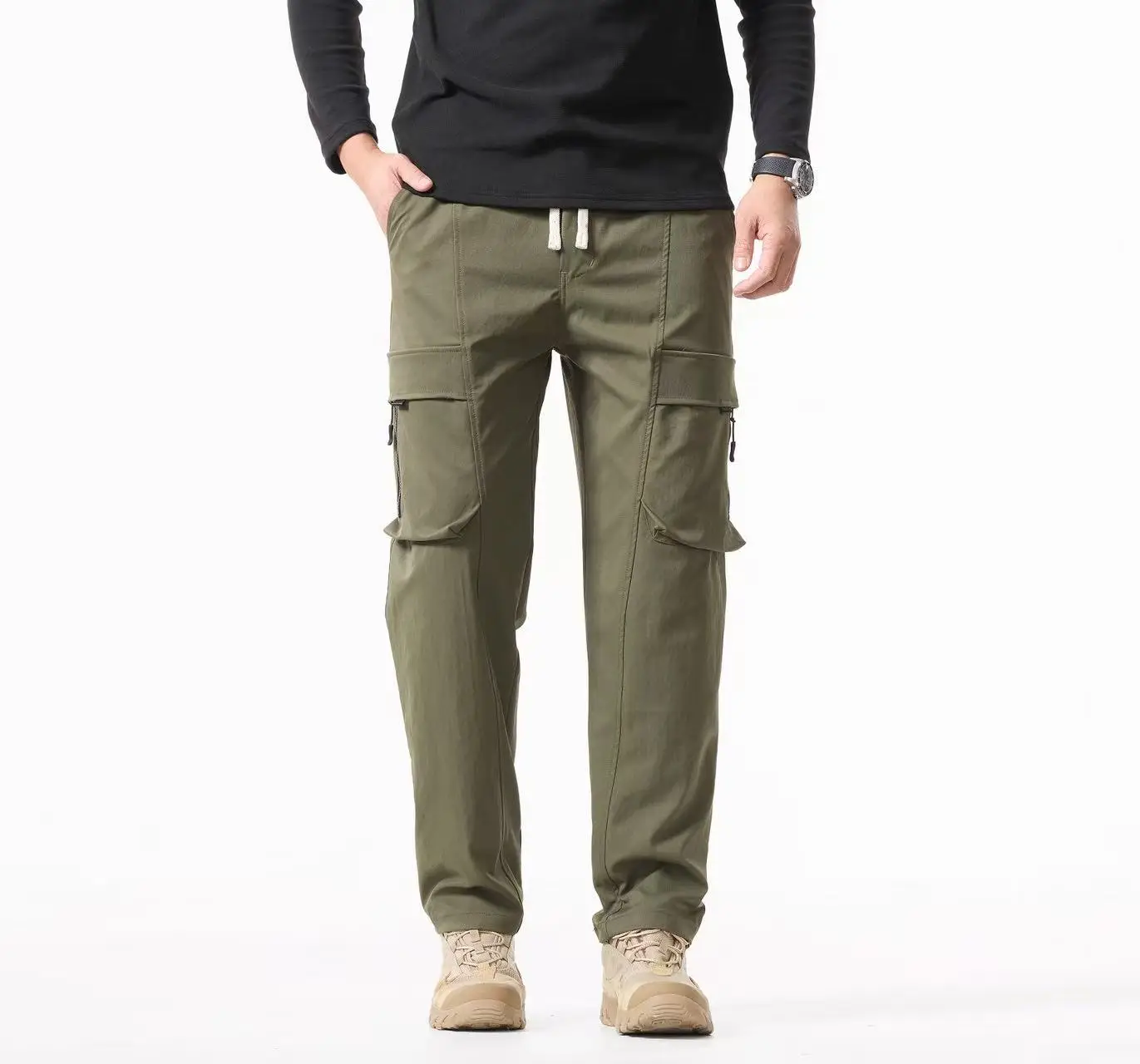 

Men's outdoor multi-pocket work pants, functional design, street fashion style, casual pants 2553