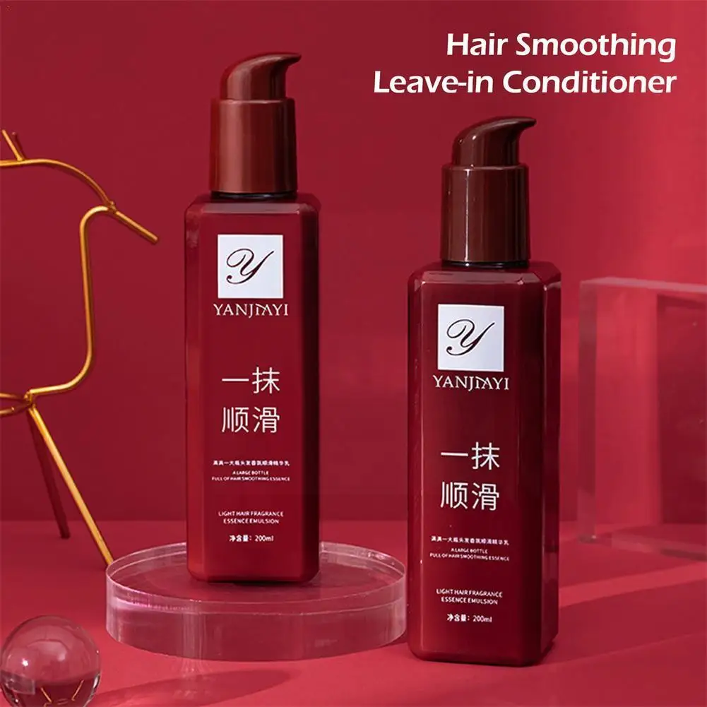 

YANJIAYI Hair Smoothing Leave-in Conditioner Smooth Treatment Hair Hair Conditioner Leave-in Essence Elastic Cream Care Per F0R2