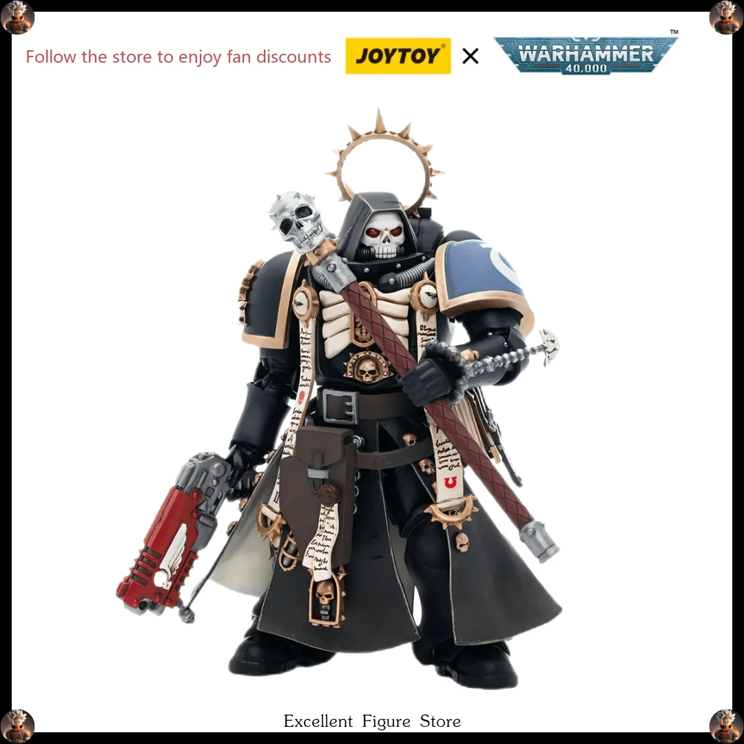 Joytoy Warhammer 40K 1/18อัลตร้ามารีน primaris chaplain พี่ชาย Varus โมเดลทหารอะนิเมะของเล่นของขวัญ