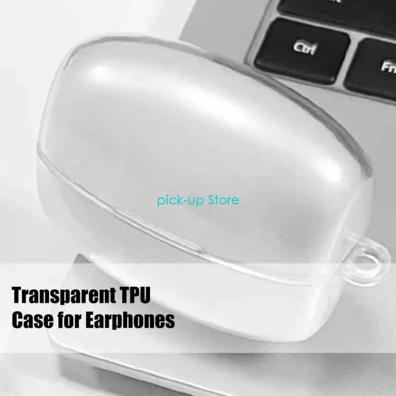 Q5WA Flexible Soft TPU Protector Case Housing For Clip Wireless Headphone Shockproof Cover Scratch Resistant Sleeve Daily Use