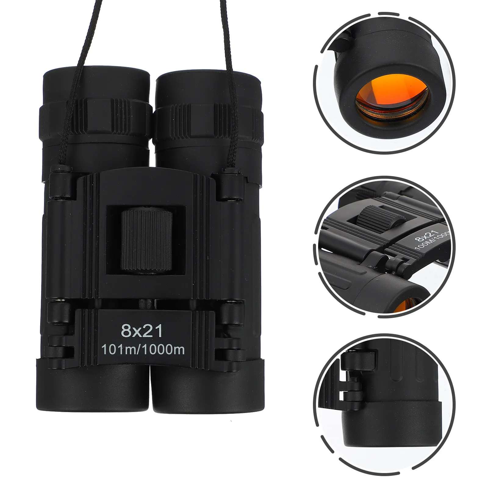 

Portable 8x21 Compact Fully Coated Lens Waterproof Lightweight for Bird Watching Travel Hiking Outdoor Concert