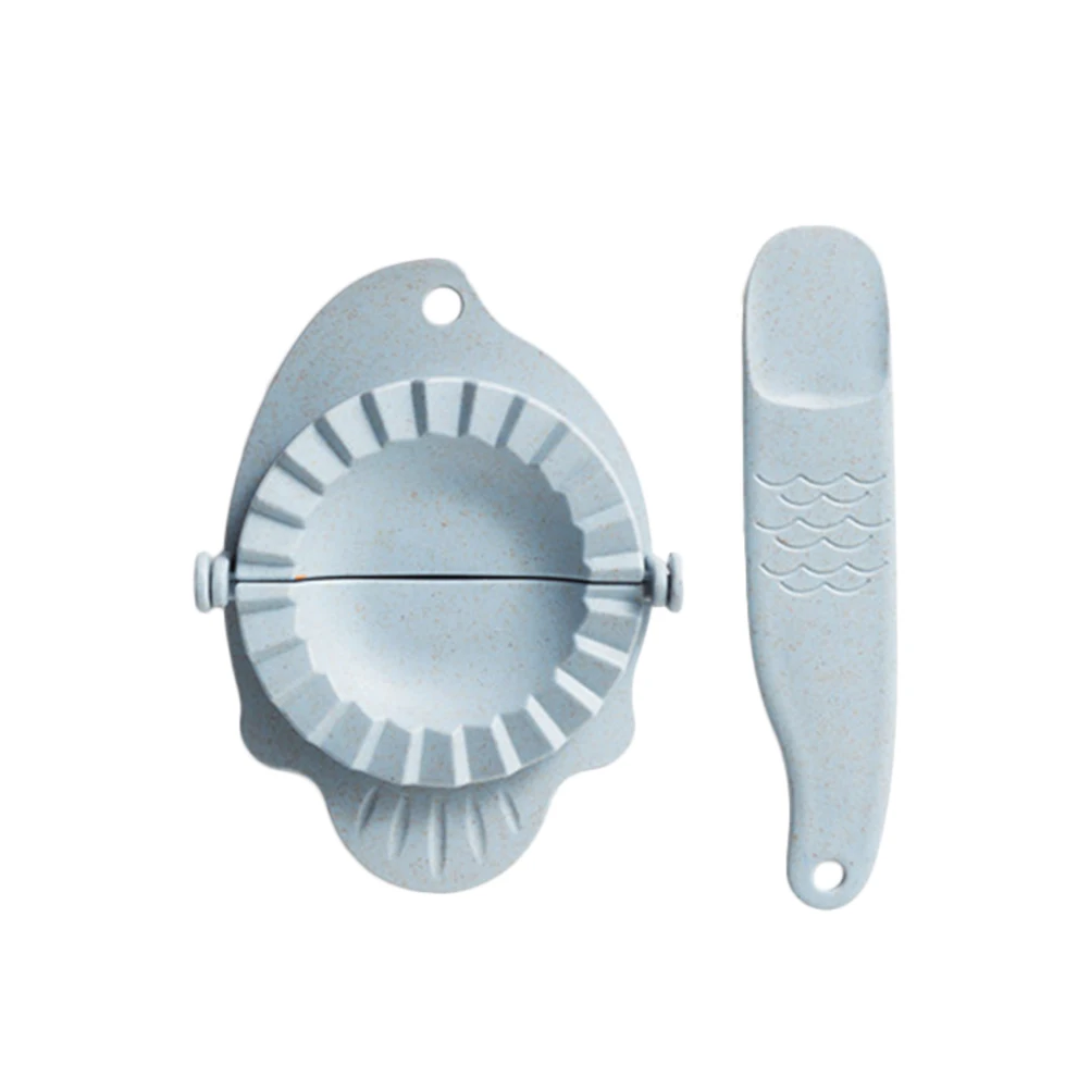 

2pcs Dumpling Maker Set Wrapper Ravioli Press Tool Mould Kitchen Pastry Easy Use Solid