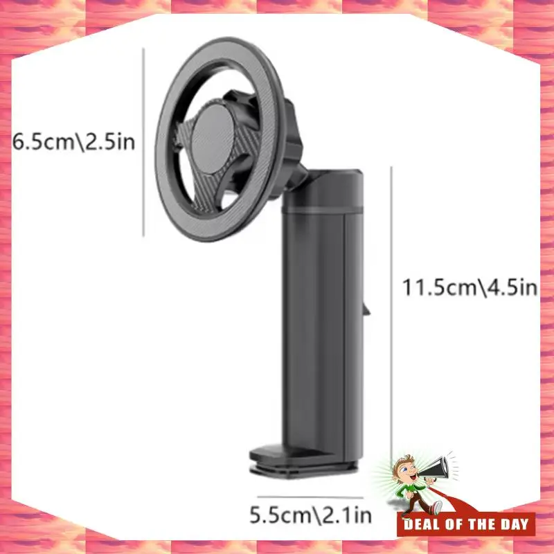 24-Hour Delivery Magnetic Airplane Phone Holder For Car Back Seat 360° Rotation Travel Desk Phone Mount Adjustable Stand