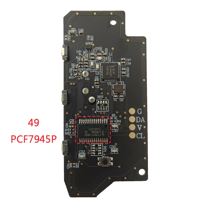 TXK006001 315/434MHz Smart Remote Key Updated G-Series F-Series FEM BDC Cas4 PCF7945P PCF7953P Chip With Blade 2021DJ2921 IYZBK1