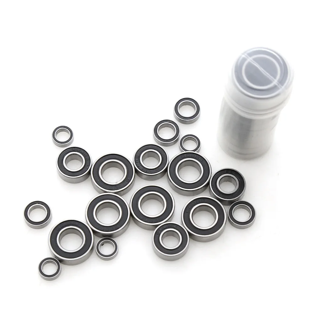 

28Pcs/Set Rubber On Two Side Ball Bearings Multi Size For Traxxas 1/8 4WD SLEDGE Full Vehicle Bearing RC Car Accessories