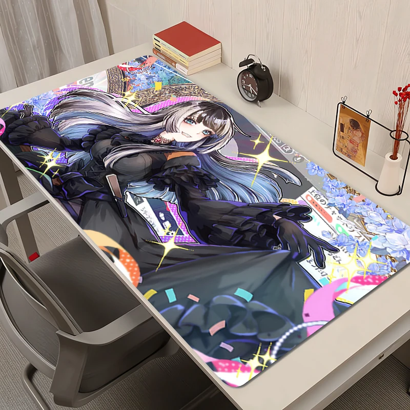 

Extended Desk Mouse Mat Laptop Virutal Idol Juufuutei Raden Mouse Pad Office PC Anime Hololive Girl Keyboard Pad Kawaii Mousepad