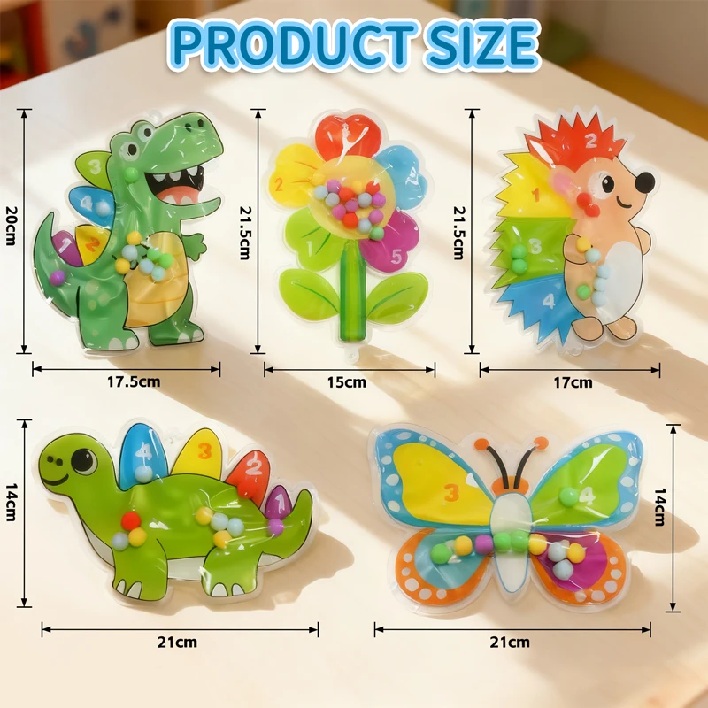 Jouet sensoriel de tri des couleurs et des nombres Montessori, jouets éducatifs pour enfants, développement des motricité Fine, jeu d'apprentissage de tri, cadeau