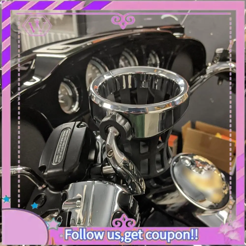 

Latest Motorcycle Handlebar Drink Cup Holder For Honda GL1800 Goldwing For Softail Electra