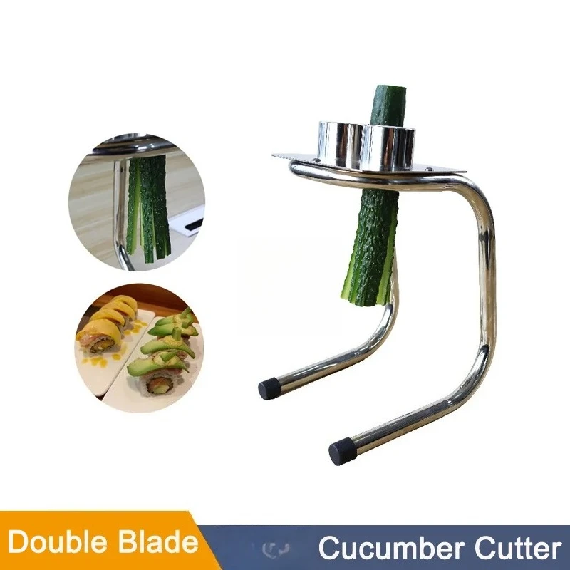 Double Blade Vegetable Cucumber Slicer For Sushi Cucumber Cutter Machine For Sushi
