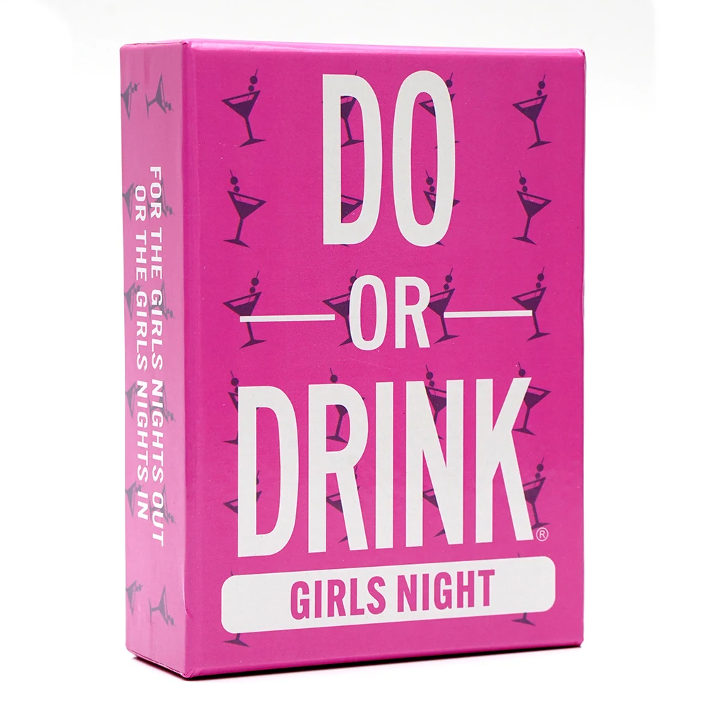 Do or Drink Girls Night Bachelorette Party and Drinking Games with 250 Cards Hilarious Challenges for Girls Weekend