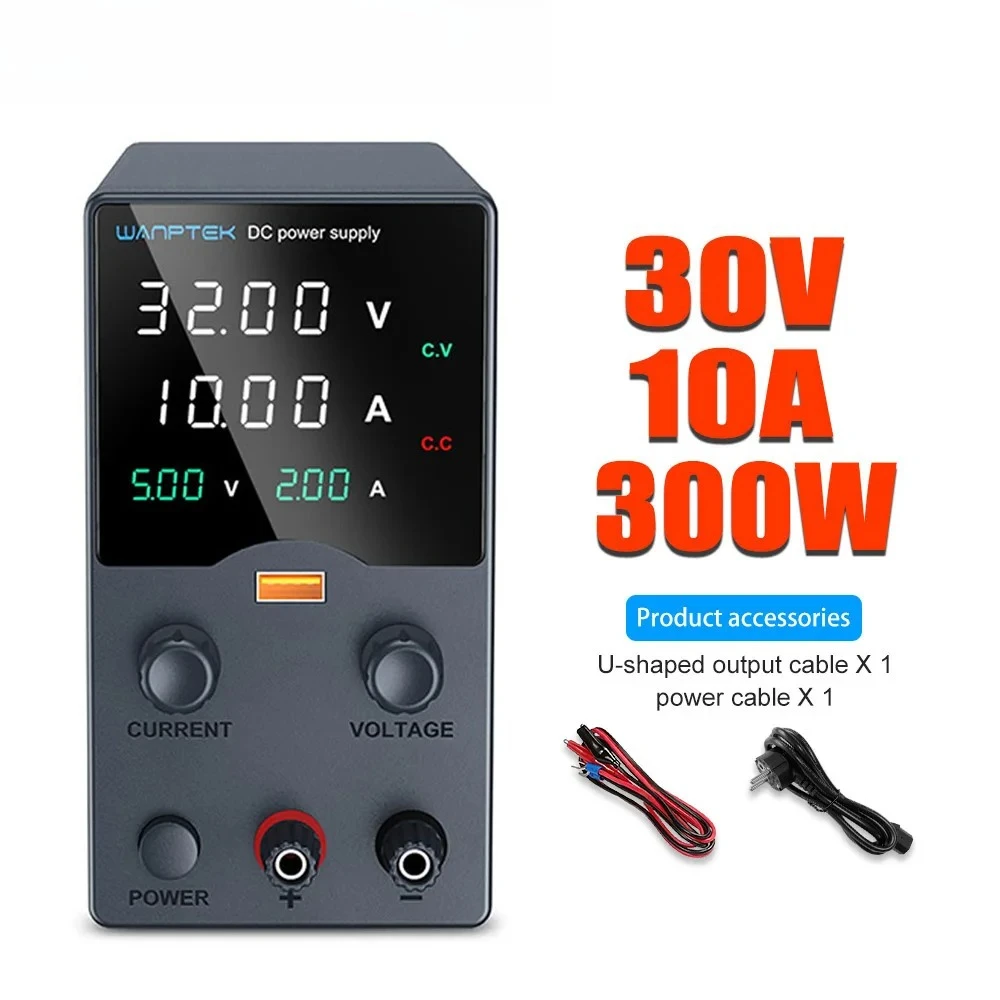 

Power Supply 30V 10A 5A Variable Bench Power Supply Adjustable Lab Power Supply 60V 5A 120V 3A Voltage Regulator