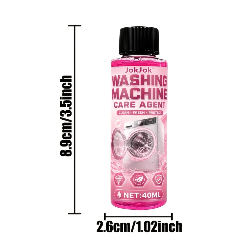 Bottled Washing Machine Care Liquid Compatible with All Front-Load And Top-Load Washers. It Dissolves Residual Grime Stuck Insid